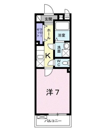 カーサ　アモローザの間取り