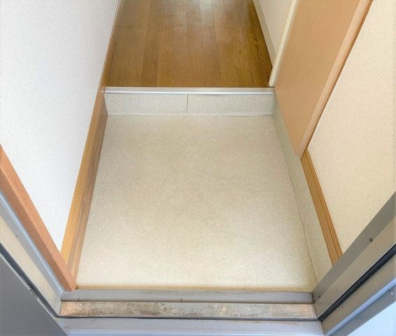 レオパレスル・シエルの玄関