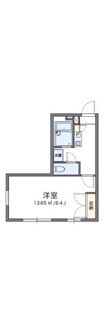 レオパレスル・シエルの間取り