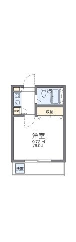 レオパレス相模原第１の間取り