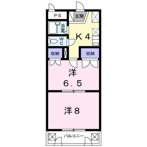 第２メゾンあらかわの間取り
