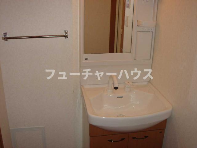 サンフィットあけぼのの洗面所|洗髪洗面化粧台