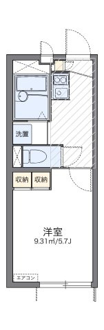 レオパレスエリシオンの間取り