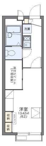 レオパレス武蔵野第３の間取り