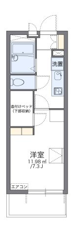レオパレスメゾン浦和の間取り