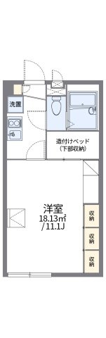 レオパレスボヌールⅡの間取り