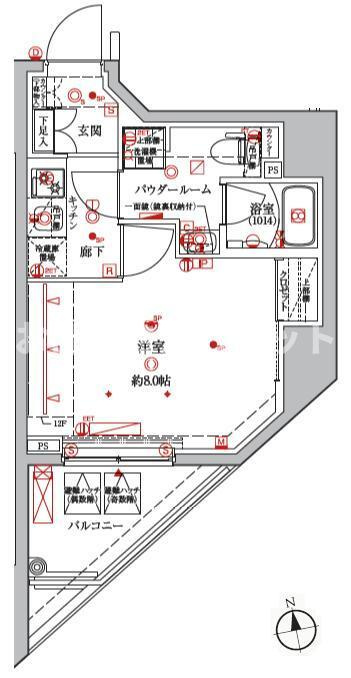 クレイシア秋葉原EAST【おとり物件なし】#学生・社会人にオススメ！初期費用分割払いOK！の間取り
