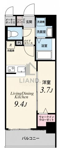 リューデサンテ　高宮小学校区の間取り|リューデサンテ