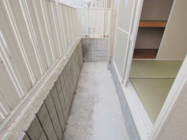 プレシオ海田のバルコニー