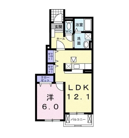【間取り】 | フェリーチェカーサＣ