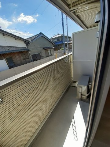ディアコート船屋Ⅱのバルコニー