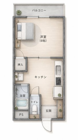 パンデュール弁財天の間取り