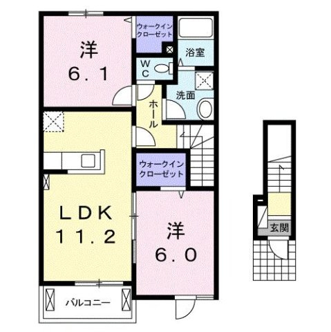 ラッフィナート・Ｂの間取り