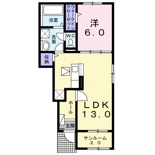 グレイス　Ⅱの間取り