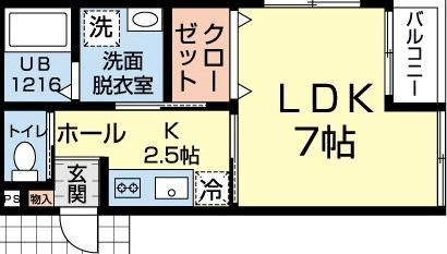 ＣＡＬＭＥの間取り