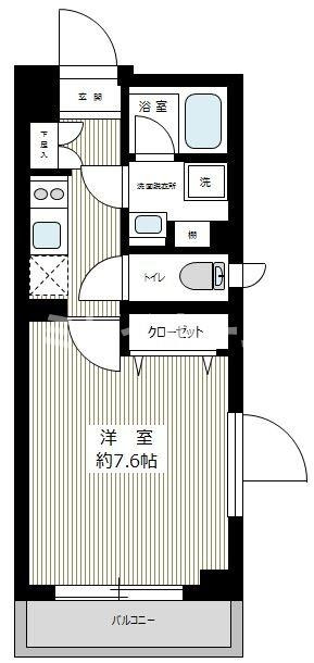 XEBEC下丸子の間取り
