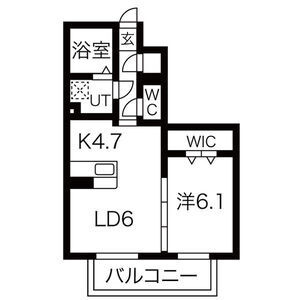 HOURAIマンションの間取り