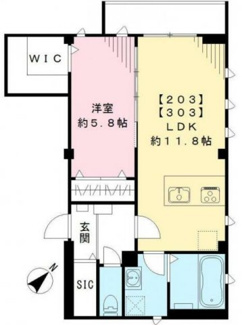 【間取り】 | ラシーネ北新宿