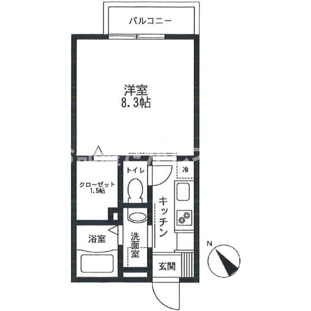 エクセル霞ヶ丘【おとり物件なし】#学生・社会人にオススメ！初期費用分割払いOK！の間取り