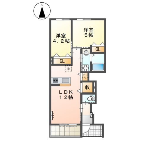 カーサ　シエルの間取り