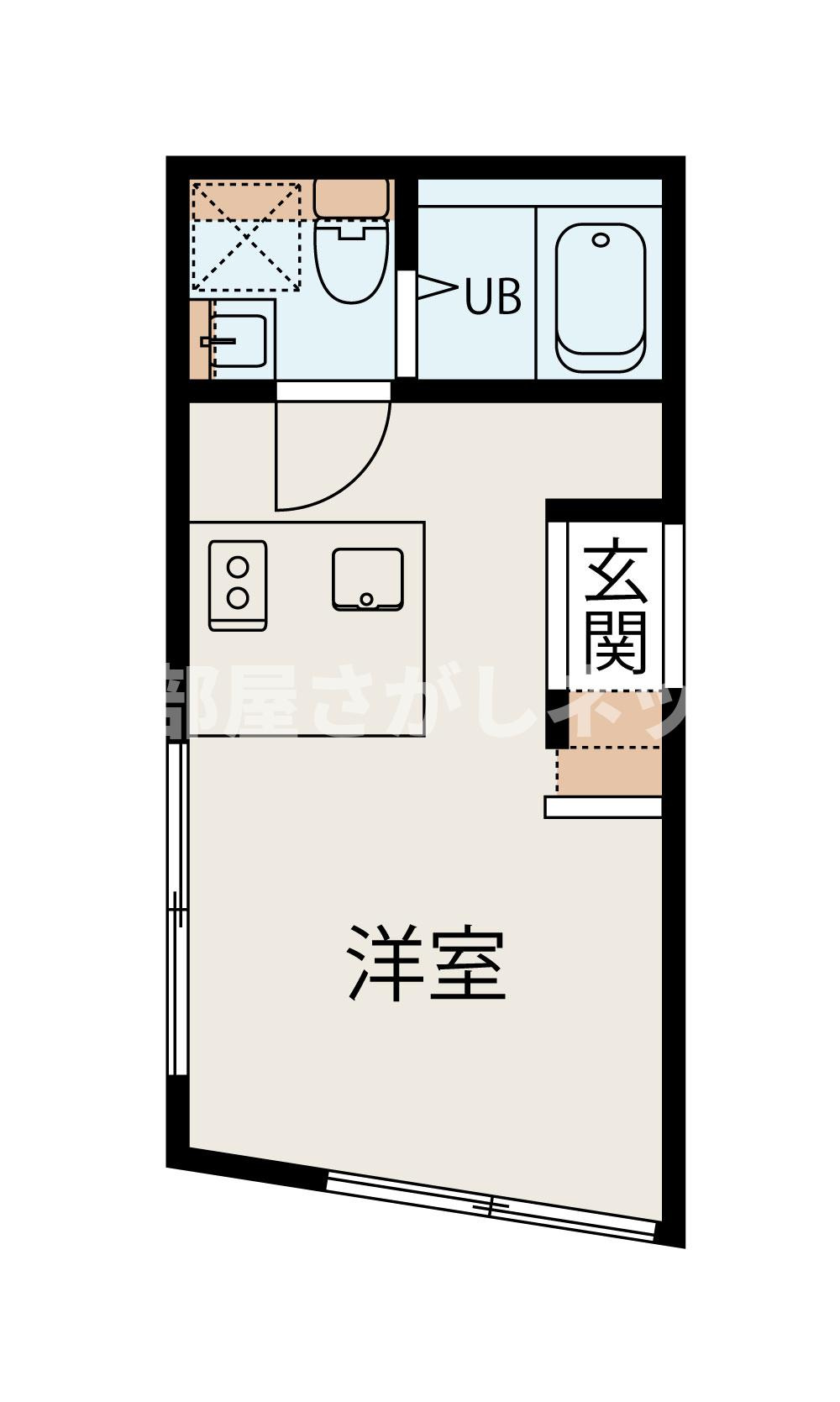 trias220【おとり物件なし】#学生・社会人にオススメ！初期費用分割払いOK！の間取り