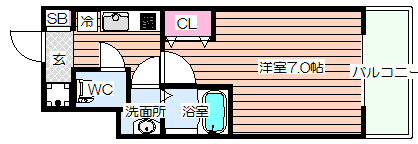 【間取り】 | ウィンズコート新大阪Ⅱ