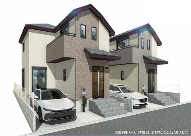 【外観パース】 | 大和市上草柳9丁目 新築戸建 全2棟