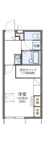 レオパレスＦＯＲＥＶＥＲの間取り