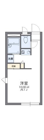 レオパレス須磨の森の間取り