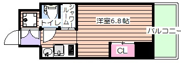 【間取り】 | エスキュート西天満