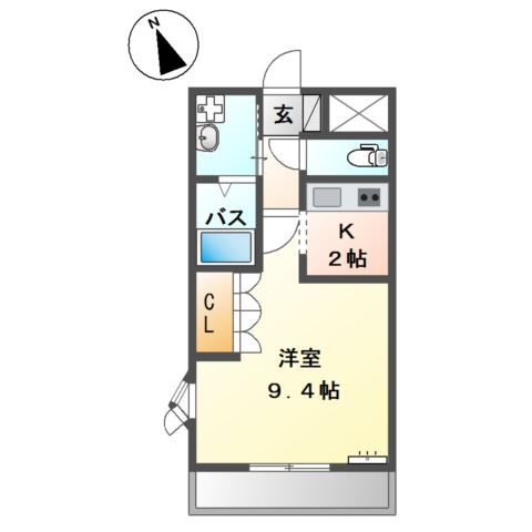 エンプレスＫの間取り