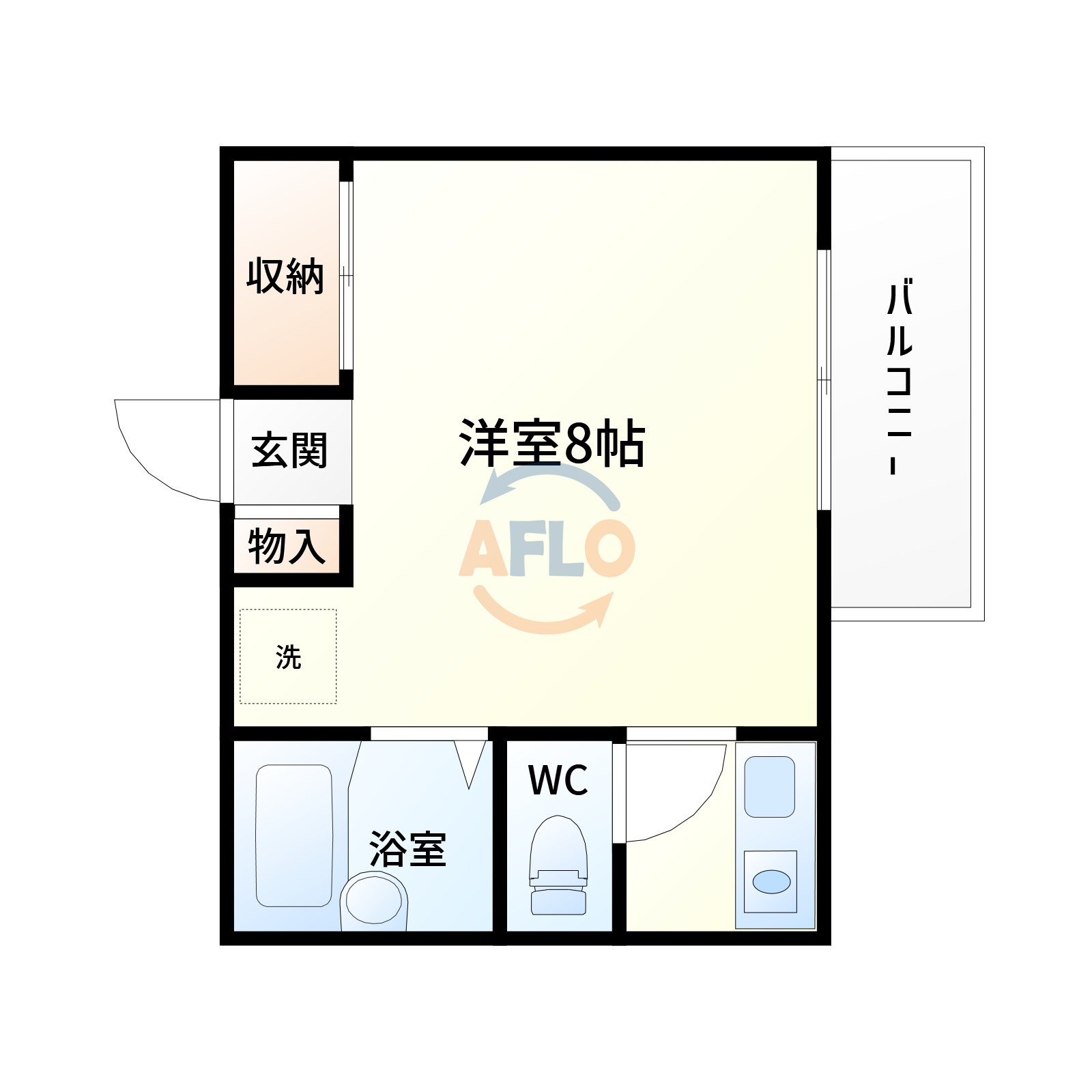 R・マンションの間取り|間取り