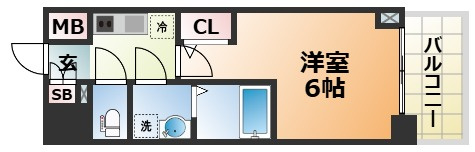 ワールドアイ神戸ハーバーランドⅢの間取り