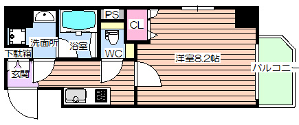 【間取り】 | エスライズ東天満