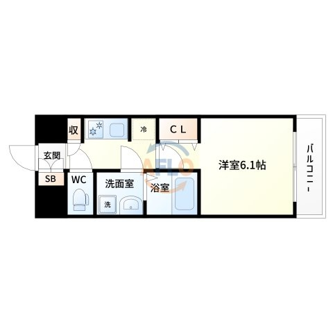 スプランディッド新大阪ドウーエの間取り|スプランディッド新大阪DUE　間取り