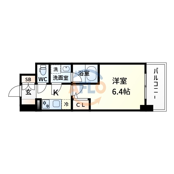 コンフォリア江坂広芝町の間取り|コンフォリア江坂広芝町　間取り