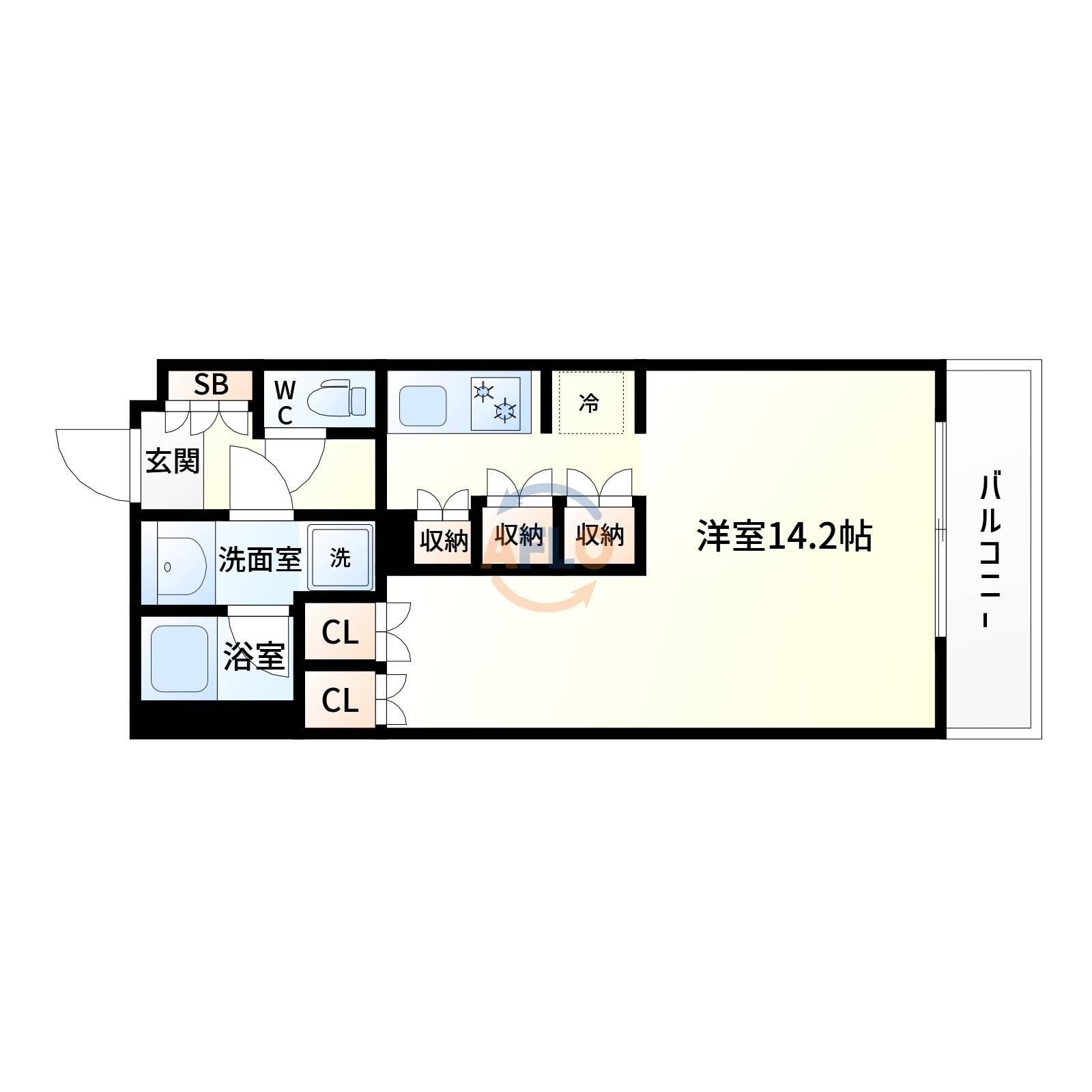 アパートメンツ江坂の間取り|アパートメンツ江坂　間取り