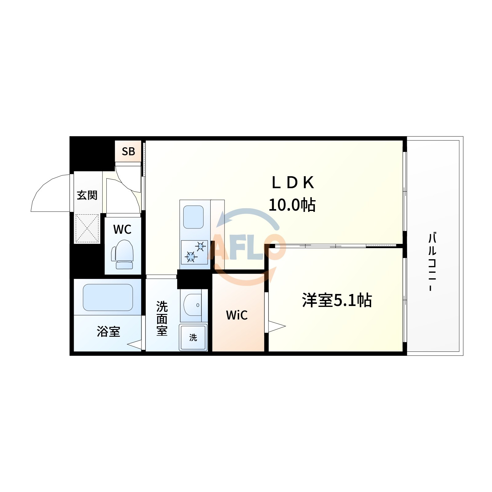 第21関根マンションの間取り|間取り