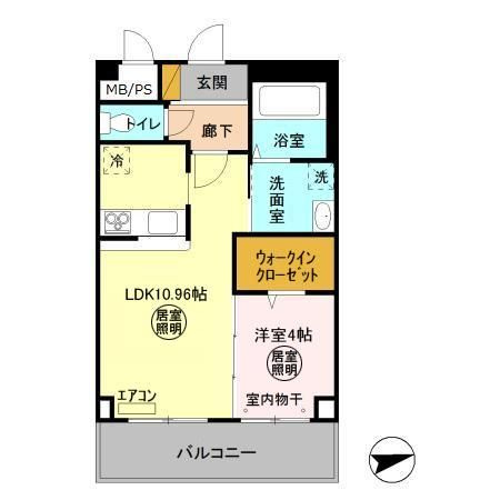 グランアコールⅡの間取り