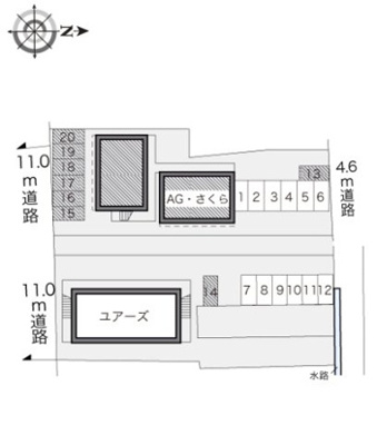 【区画図】 | レオパレスＡＧ・さくら