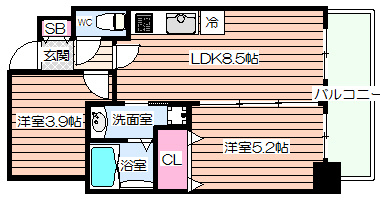 【間取り】 | S-FORT福島ＬａＬｕｎａ