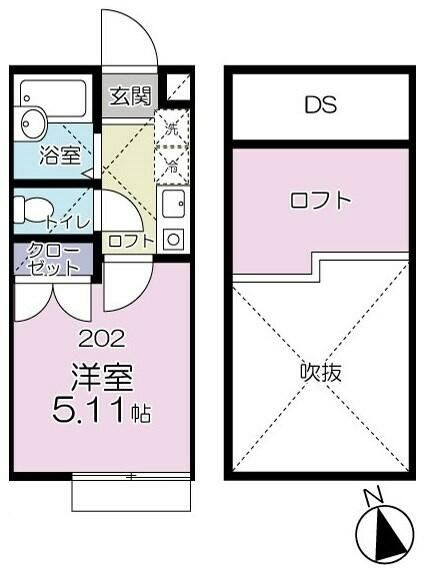 プラナス片倉の間取り