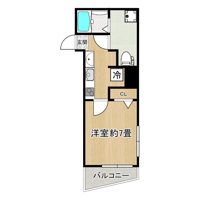 BestStage上福岡3丁目の間取り