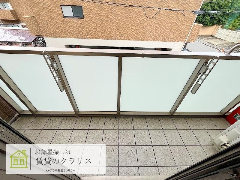 リバティスクエアⅡのバルコニー