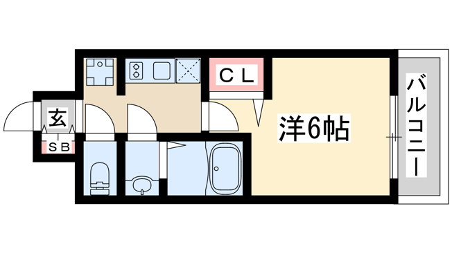 【間取り】 | プレサンス西淡路レジェーロ