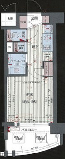 【間取り】 | プレサンス天満ステーションフロント