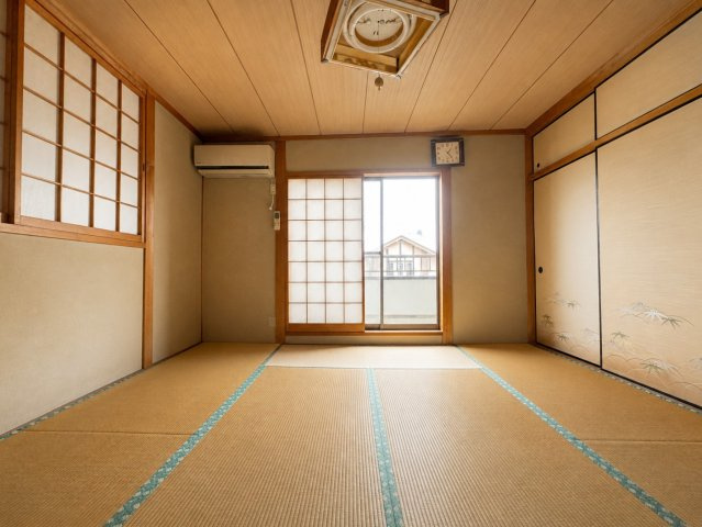 津福本町戸建の和室|家財等を消去したCG加工画像です
