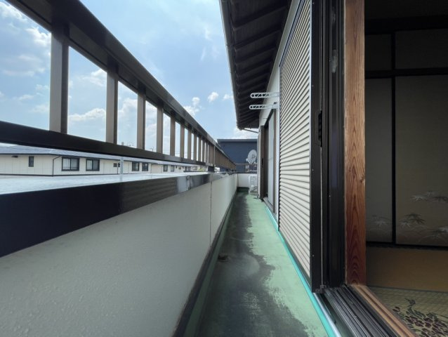 津福本町戸建のバルコニー