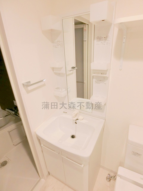 スパシエ蒲田グランドタワーの洗面所|洗面脱衣所　独立洗面台