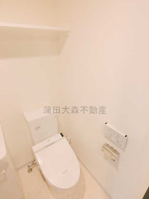 スパシエ蒲田グランドタワーのトイレ|温水暖房便座付のトイレ